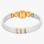 bracelet céramique noir et blanc pour montre