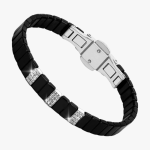 bracelet moderne en céramique et acier inoxydable