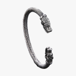 bracelet punk vintage en argent