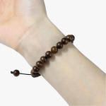 bracelet en bois tressé pour homme