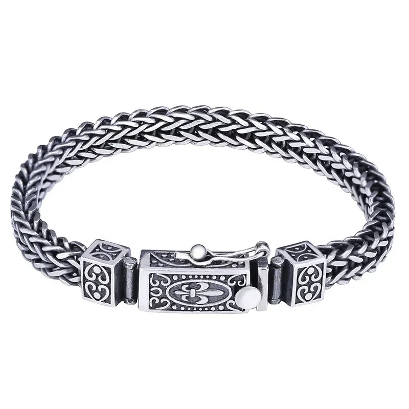 Bracelet homme en acier inoxydable liens chaine de vélo 21 cm x 12 mm Bracelet homme en acier inoxydable liens chaine de vélo 21 cm x 12 mm