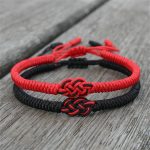 bracelet amour rouge noir