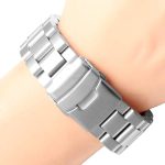 Bracelet de montre en acier inoxydable massif