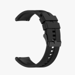 Bracelet de montre en caoutchouc noir