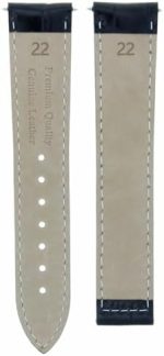 Bracelet de montre en cuir de vache 22mm