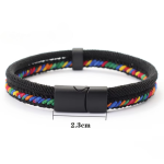 bracelet fin homme tissu ethnique