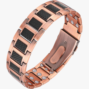 élégant bracelet magnétique cuivre