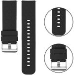 Bracelet montre caoutchouc noir