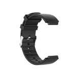 Bracelet montre caoutchouc noir