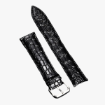 Bracelet montre cuir homme crocodile​