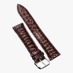 Bracelet montre cuir homme crocodile​