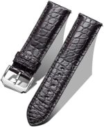 Bracelet montre cuir homme crocodile​