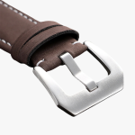 Bracelet montre cuir marron homme 18 cm​