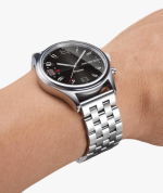 Bracelet montre homme acier inoxydable​-Double verrouillage