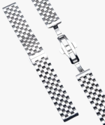 Bracelet montre homme acier inoxydable​-Double verrouillage
