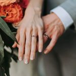 bague moderne acier inoxydable bois