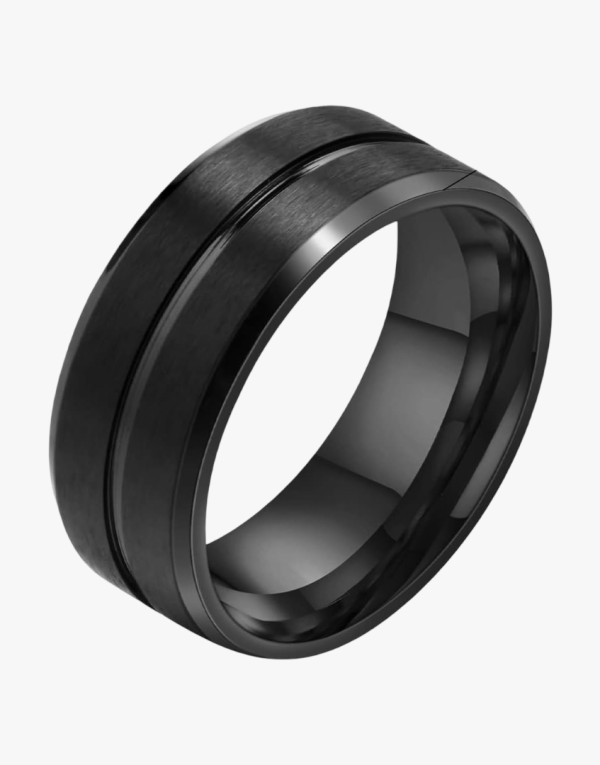 Bijou premium pour homme en tungstène noir inrayable bijouterie-homme.com