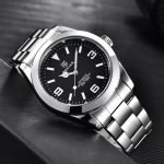 Montre De Luxe Automatique BENYAR noir incliné