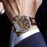 Montre Homme Quartz - Bracelet Cuir Marron