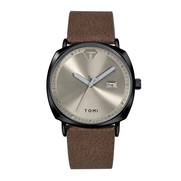 Montre-Homme-Sport-Quartz-marron
