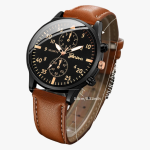 Montre Quartz avec cadran round
