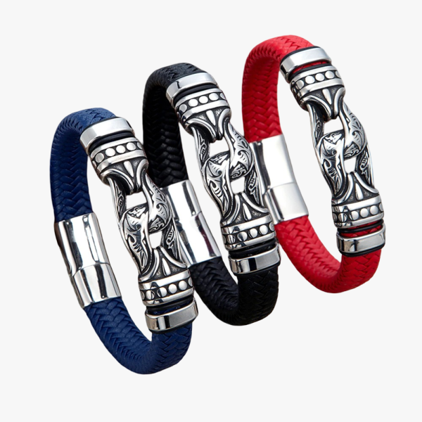 Bracelet Homme corde Look Viking