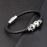 Bracelet Paracorde Homme avec Tête de Mort incline